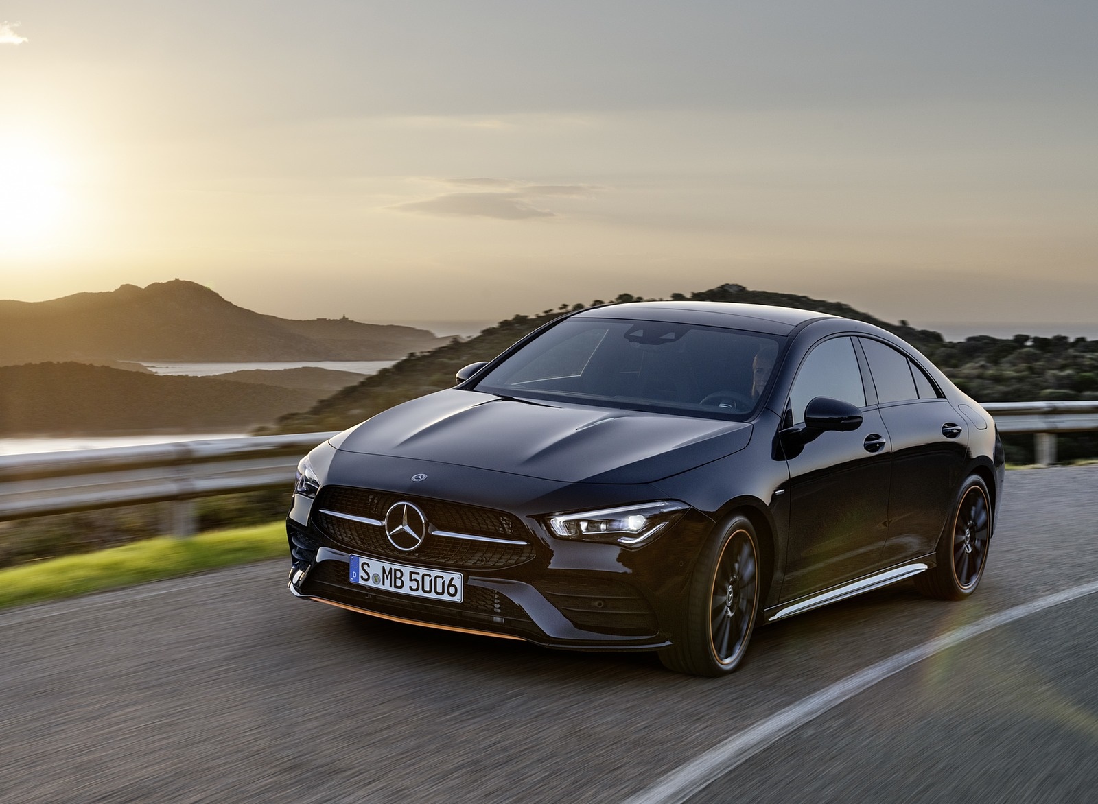 2020 Mercedes Benz Cla 250 Coupe Edition Orange Art Amg Line Color Cosmos Black Front Three Quarter Wallpapers 104 Newcarcars
