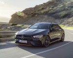 2020 Mercedes-Benz CLA 250 Coupe Edition Orange Art AMG Line (Color: Cosmos Black) Front Three-Quarter Wallpapers 150x120