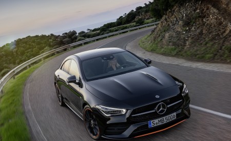 2020 Mercedes-Benz CLA 250 Coupe Edition Orange Art AMG Line (Color: Cosmos Black) Front Wallpapers 450x275 (102)