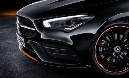 2020 Mercedes-Benz CLA 250 Coupe Edition Orange Art AMG Line (Color: Cosmos Black) Headlight Wallpapers 450x275 (120)