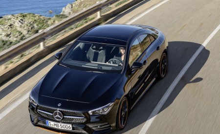 2020 Mercedes-Benz CLA 250 Coupe Edition Orange Art AMG Line (Color: Cosmos Black) Top Wallpapers 450x275 (84)