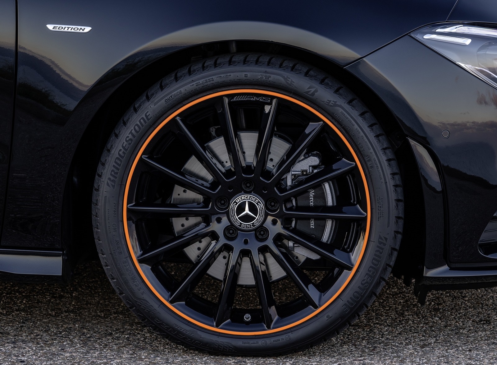 2020 Mercedes-Benz CLA 250 Coupe Edition Orange Art AMG Line (Color: Cosmos Black) Wheel Wallpapers #118 of 133