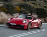 2020 Porsche 911 Carrera 4S Cabriolet (Color: India Red) Front Three-Quarter Wallpapers 150x120