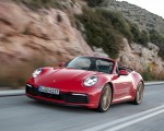 2020 Porsche 911 Carrera 4S Cabriolet (Color: India Red) Front Three-Quarter Wallpapers 150x120 (53)