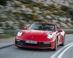 2020 Porsche 911 Carrera 4S Cabriolet (Color: India Red) Front Wallpapers 150x120