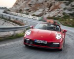 2020 Porsche 911 Carrera 4S Cabriolet (Color: India Red) Front Wallpapers 150x120