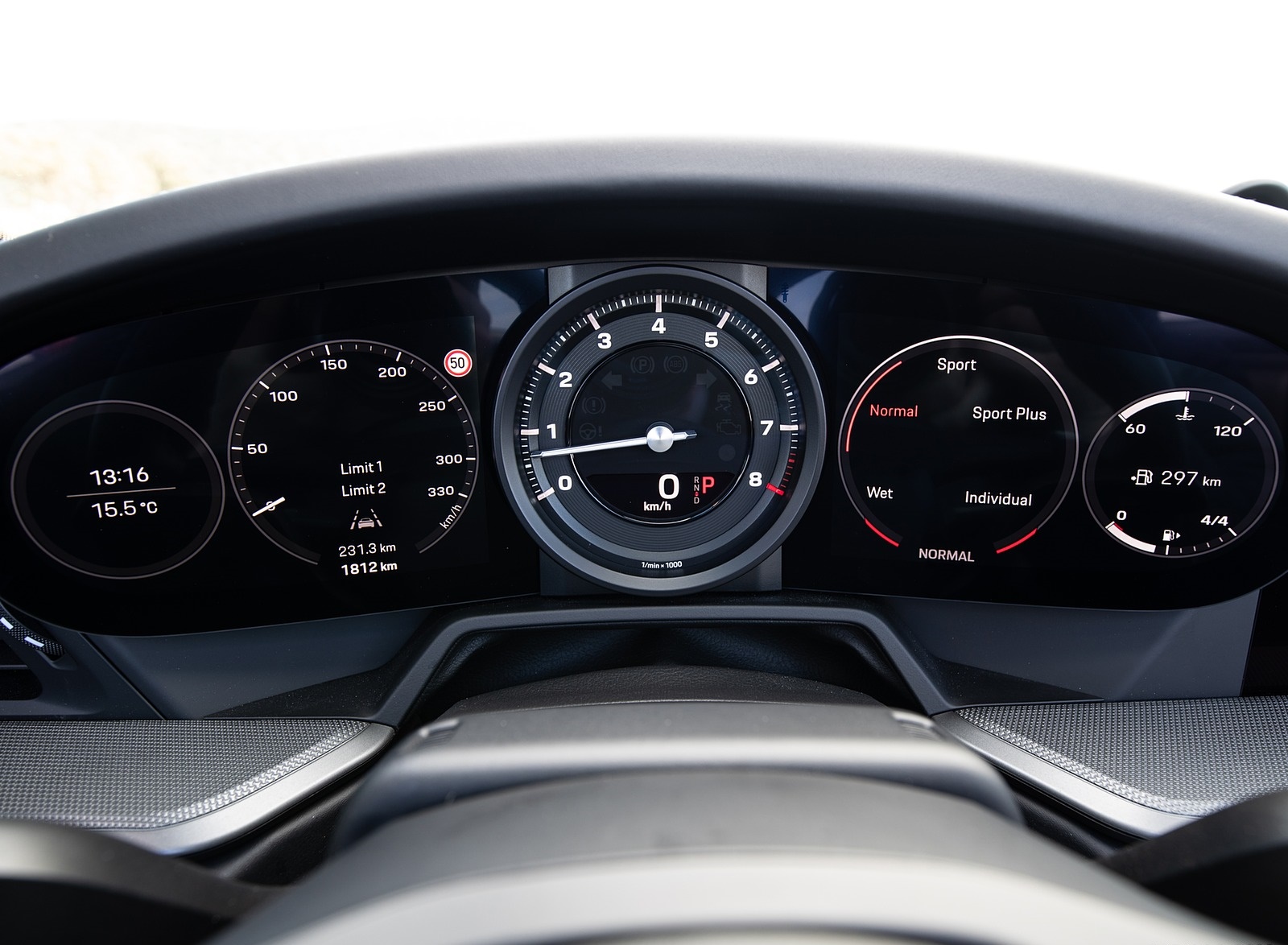 2020 Porsche 911 Carrera S Cabriolet (Color: Lizard Green) Digital Instrument Cluster Wallpapers #43 of 193