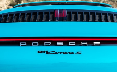 2020 Porsche 911 Carrera S Cabriolet (Color: Miami Blue) Detail Wallpapers 450x275 (103)