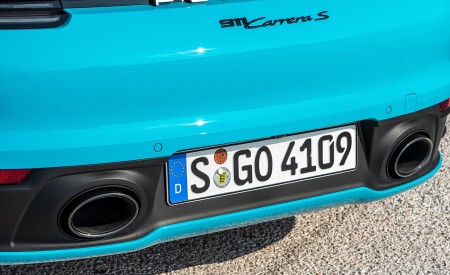 2020 Porsche 911 Carrera S Cabriolet (Color: Miami Blue) Exhaust Wallpapers 450x275 (105)