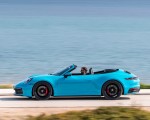 2020 Porsche 911 Carrera S Cabriolet (Color: Miami Blue) Side Wallpapers 150x120 (92)