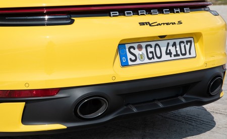 2020 Porsche 911 Carrera S Cabriolet (Color: Racing Yellow) Exhaust Wallpapers 450x275 (164)