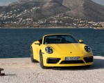 2020 Porsche 911 Carrera S Cabriolet (Color: Racing Yellow) Front Wallpapers 150x120