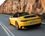 2020 Porsche 911 Carrera S Cabriolet (Color: Racing Yellow) Rear Three-Quarter Wallpapers 150x120
