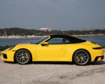 2020 Porsche 911 Carrera S Cabriolet (Color: Racing Yellow) Side Wallpapers 150x120
