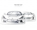 2020 Rimac C_Two Design Sketch Wallpapers  150x120