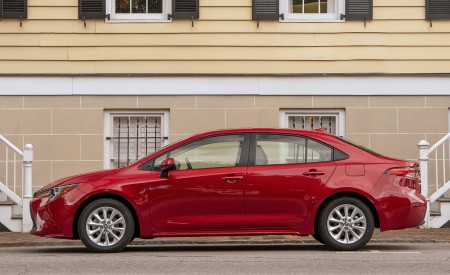 2020 Toyota Corolla LE (Color: Barcelona Red Metallic) Side Wallpapers 450x275 (66)