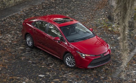 2020 Toyota Corolla LE (Color: Barcelona Red Metallic) Top Wallpapers 450x275 (68)