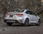 2020 Toyota Corolla SE (Color: Classic Silver Metallic) Rear Three-Quarter Wallpapers 150x120