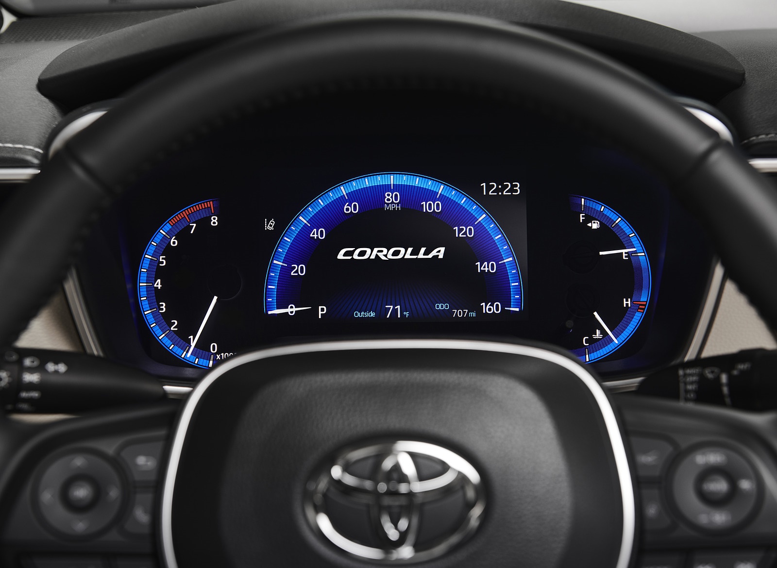 2020 Toyota Corolla XSE Digital Instrument Cluster Wallpapers #20 of 77