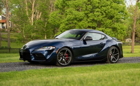2020 Toyota Supra (Color: Downshift Blue) Front Three-Quarter Wallpapers 450x275 (69)