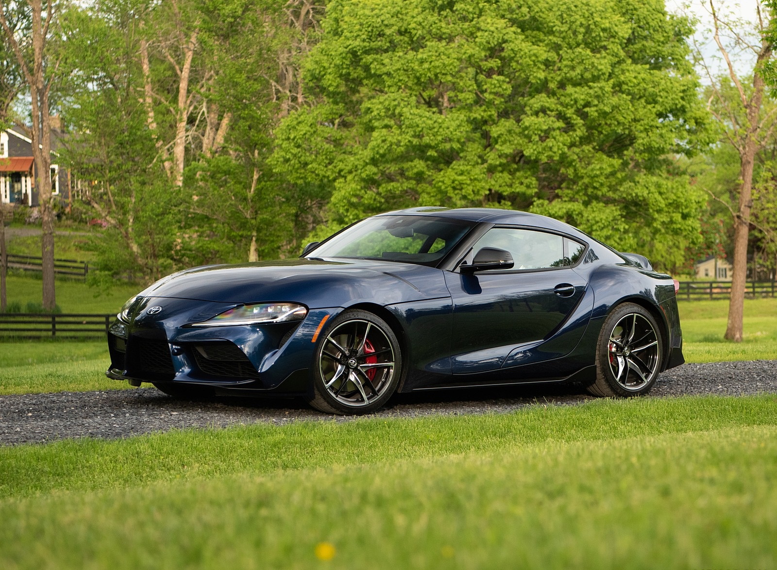 2020 Toyota Supra (Color: Downshift Blue) Front Three-Quarter Wallpapers #69 of 157