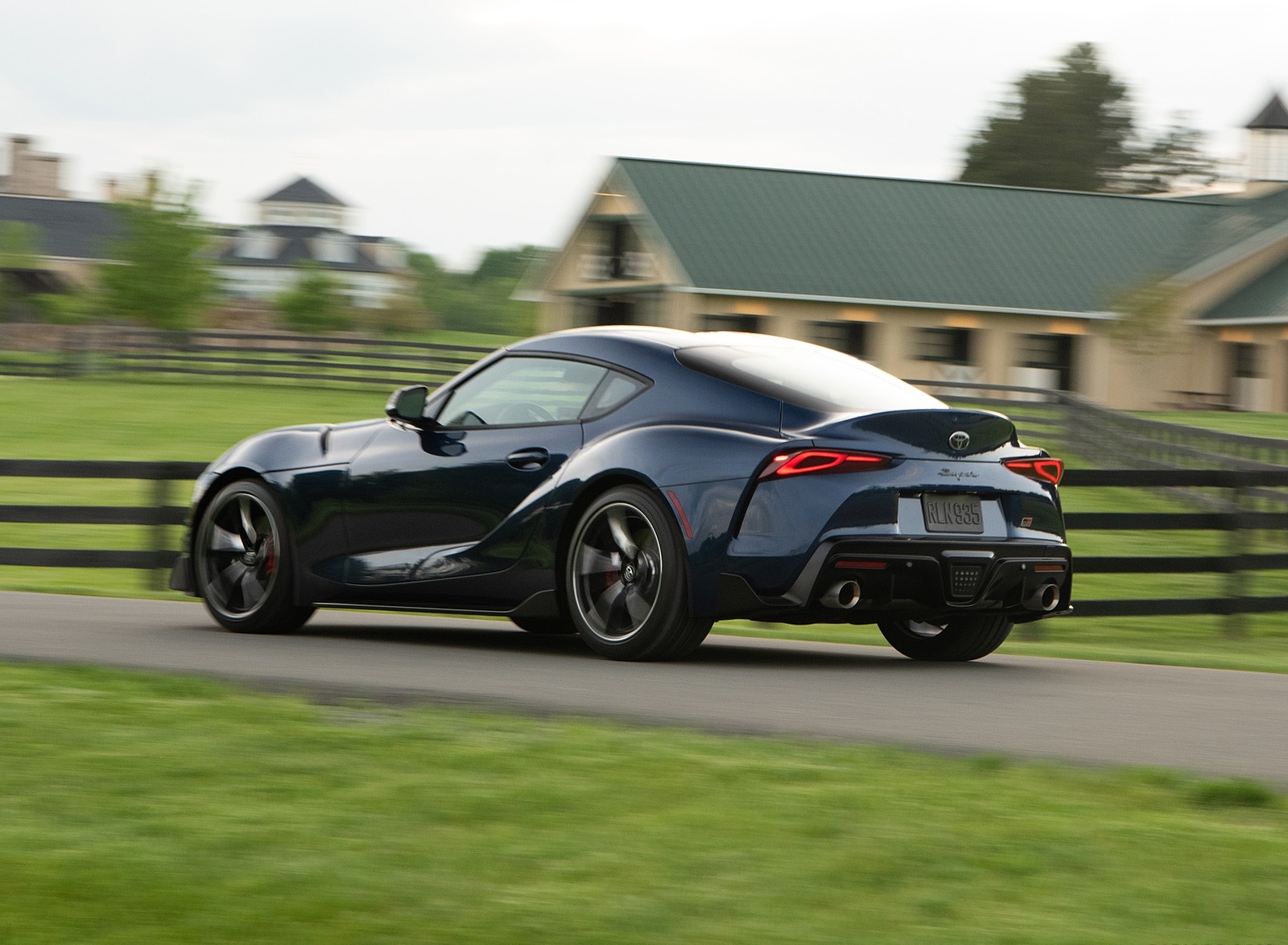 2020 Toyota Supra (Color: Downshift Blue) Rear Three-Quarter Wallpapers #72 of 157