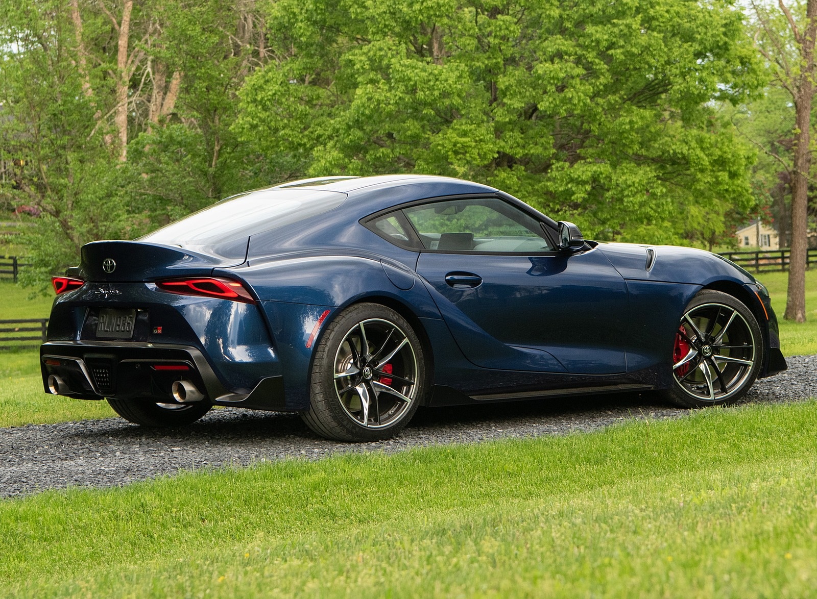 2020 Toyota Supra (Color: Downshift Blue) Rear Three-Quarter Wallpapers #73 of 157