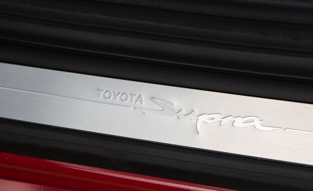2020 Toyota Supra (Color: Renaissance Red) Door Sill Wallpapers 450x275 (19)