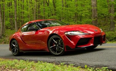 2020 Toyota Supra (Color: Renaissance Red) Front Three-Quarter Wallpapers 450x275 (6)