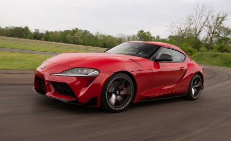 2020 Toyota Supra (Color: Renaissance Red) Front Three-Quarter Wallpapers 450x275 (4)