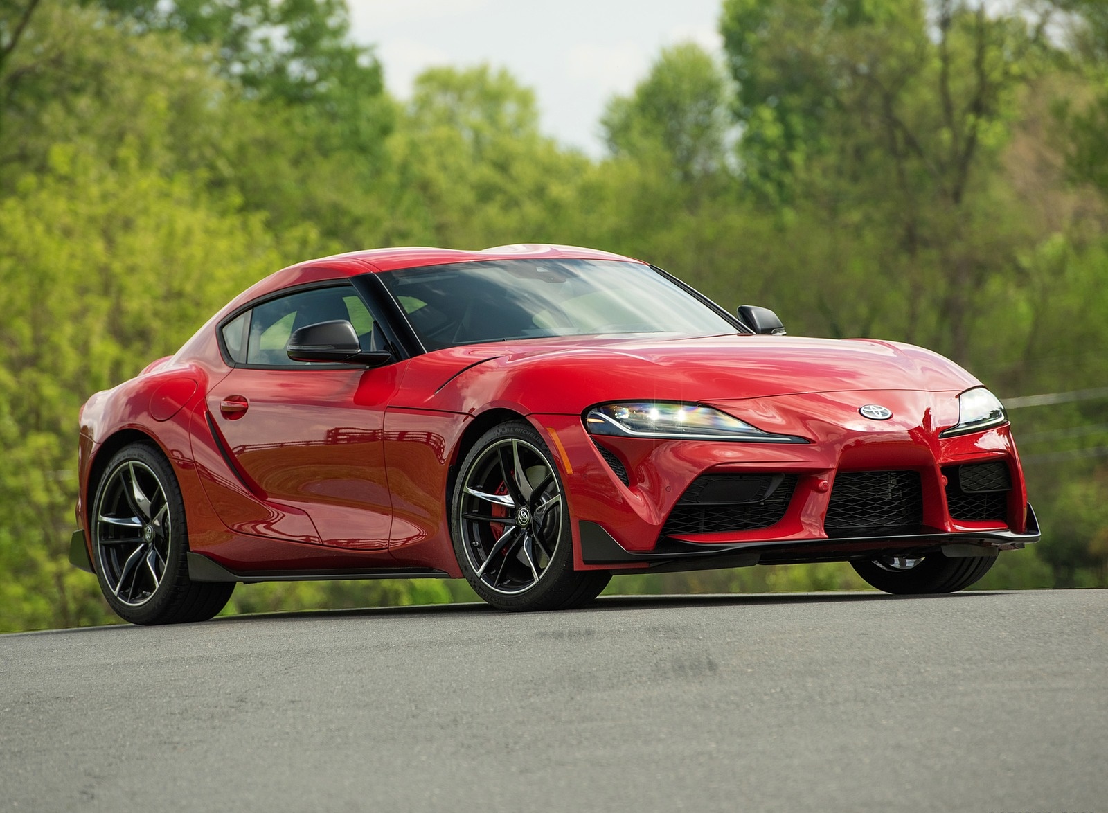 2020 Toyota Supra (Color: Renaissance Red) Front Three-Quarter Wallpapers (7)