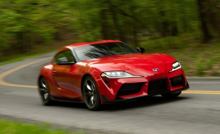 2020 Toyota Supra (Color: Renaissance Red) Front Three-Quarter Wallpapers 450x275 (8)