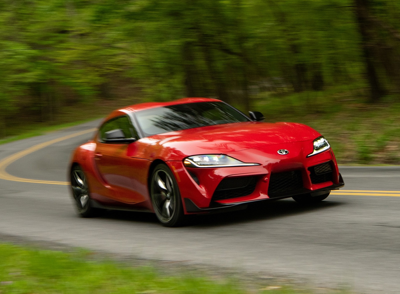 2020 Toyota Supra (Color: Renaissance Red) Front Three-Quarter Wallpapers #8 of 157