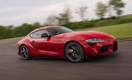 2020 Toyota Supra (Color: Renaissance Red) Front Three-Quarter Wallpapers 450x275 (3)