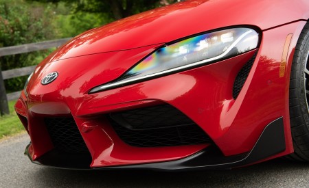 2020 Toyota Supra (Color: Renaissance Red) Headlight Wallpapers 450x275 (16)