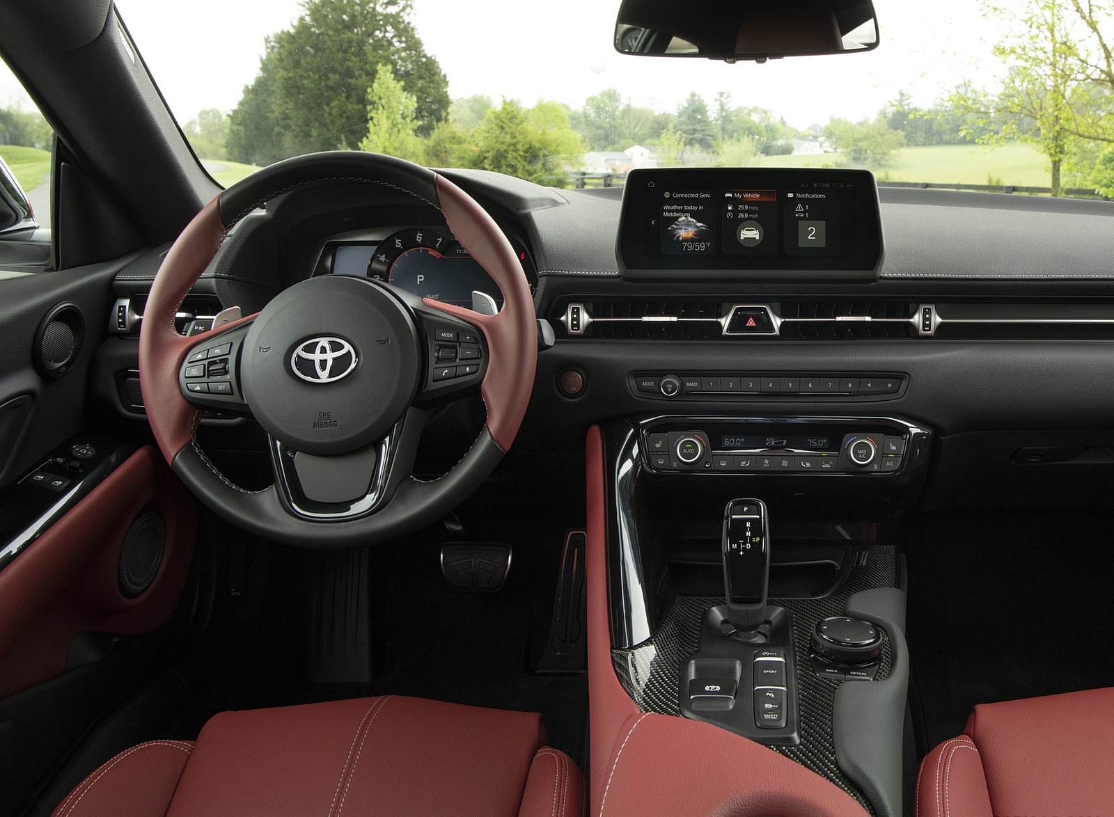 2020 Toyota Supra Launch Edition (Color: Nocturnal) Interior Cockpit Wallpapers #68 of 157