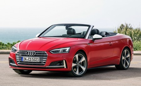 2018 Audi S5 Cabriolet (Color: Misano Red) Front Three-Quarter Wallpapers 450x275 (11)