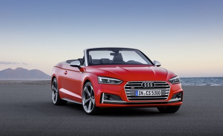 2018 Audi S5 Cabriolet (Color: Misano Red) Front Three-Quarter Wallpapers 450x275 (16)