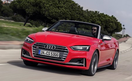 2018 Audi S5 Cabriolet (Color: Misano Red) Front Wallpapers 450x275 (7)