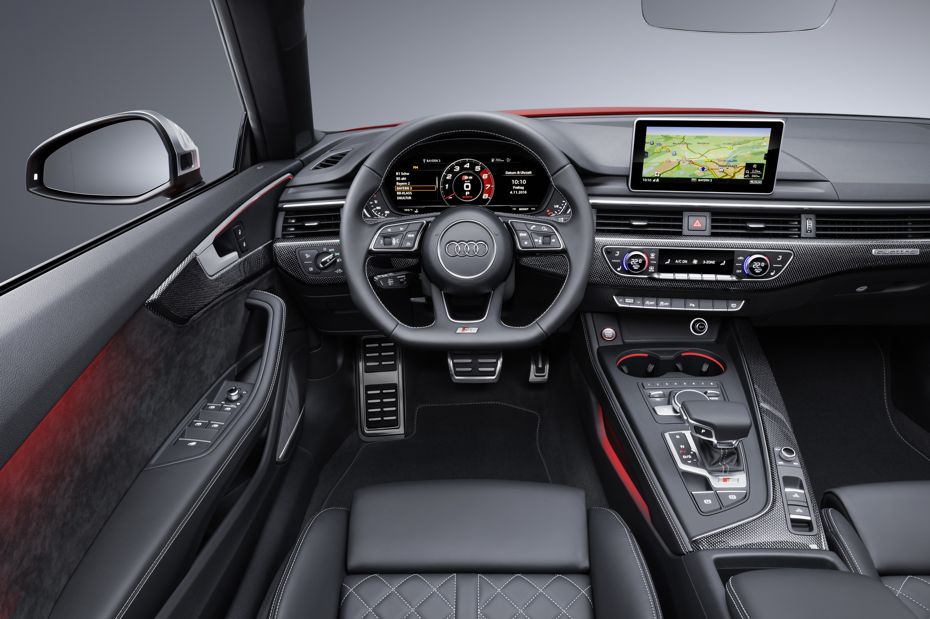 2018 Audi S5 Cabriolet (Color: Misano Red) Interior Cockpit Wallpapers #28 of 37