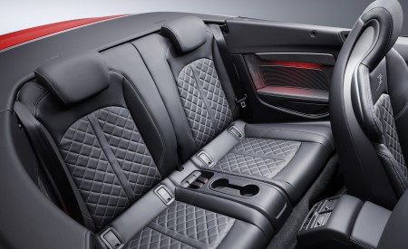 2018 Audi S5 Cabriolet (Color: Misano Red) Interior Rear Seats Wallpapers 450x275 (27)