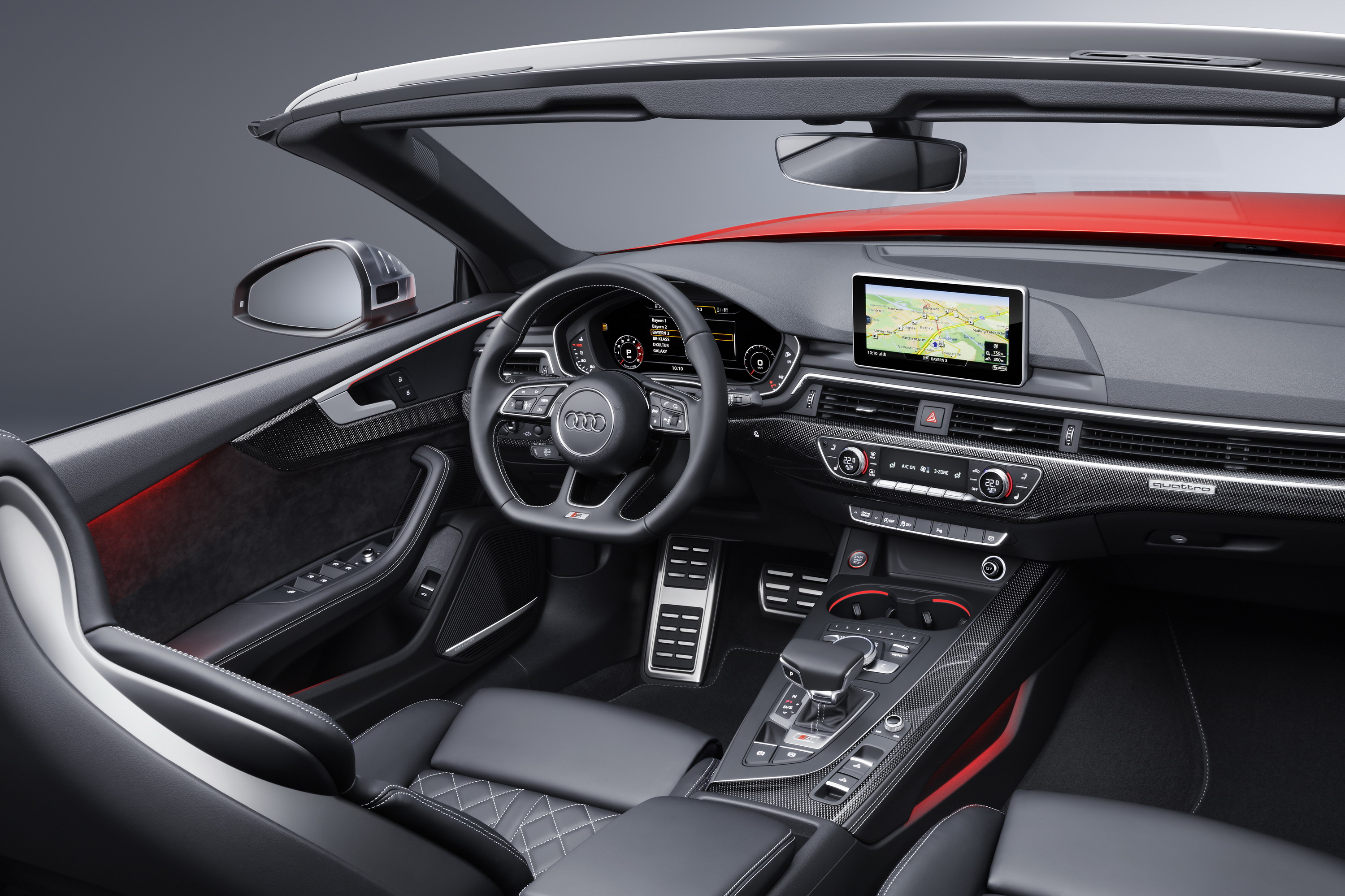 2018 Audi S5 Cabriolet (Color: Misano Red) Interior Wallpapers #29 of 37