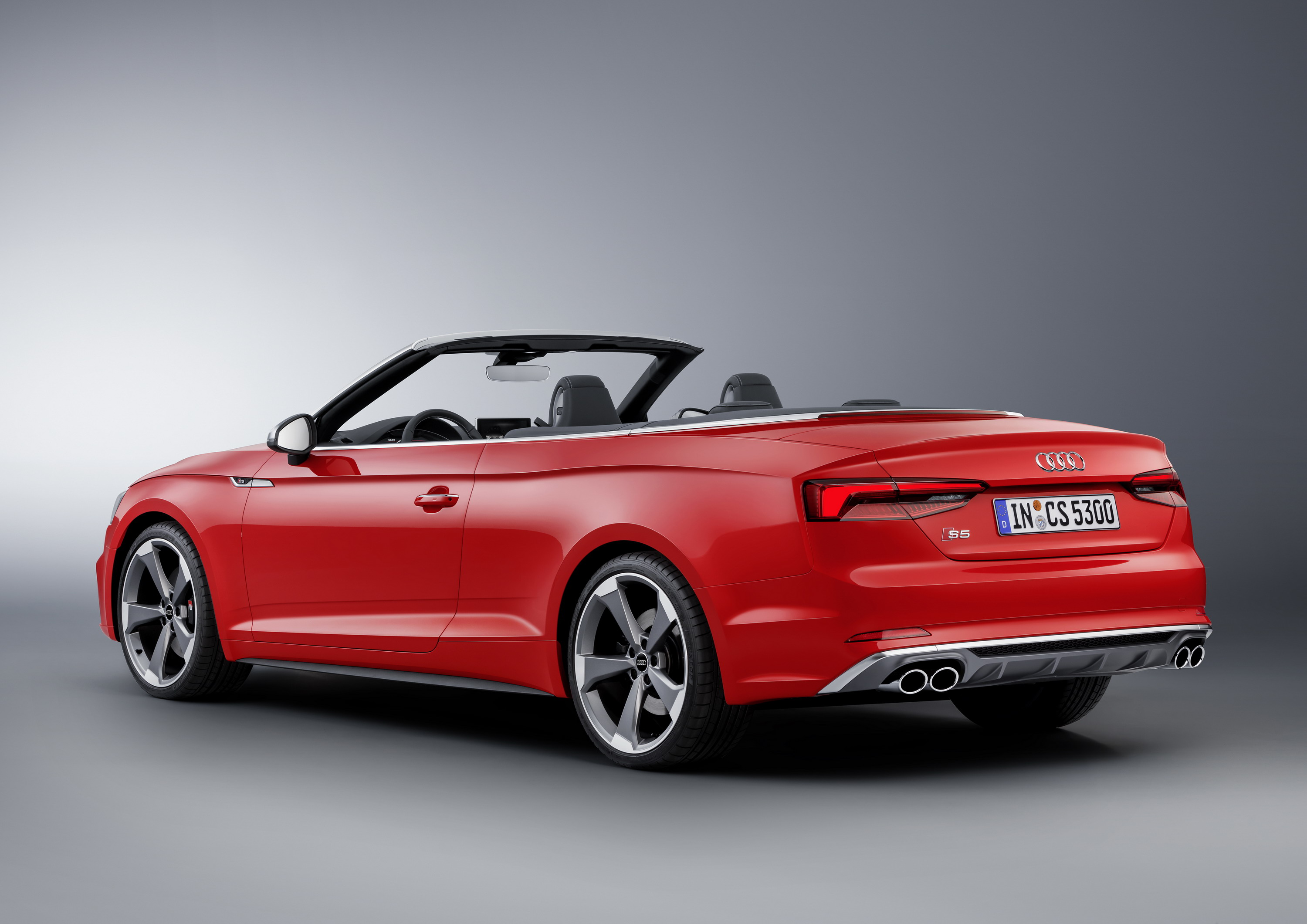 2018 Audi S5 Cabriolet (Color: Misano Red) Rear Three-Quarter Wallpapers #20 of 37