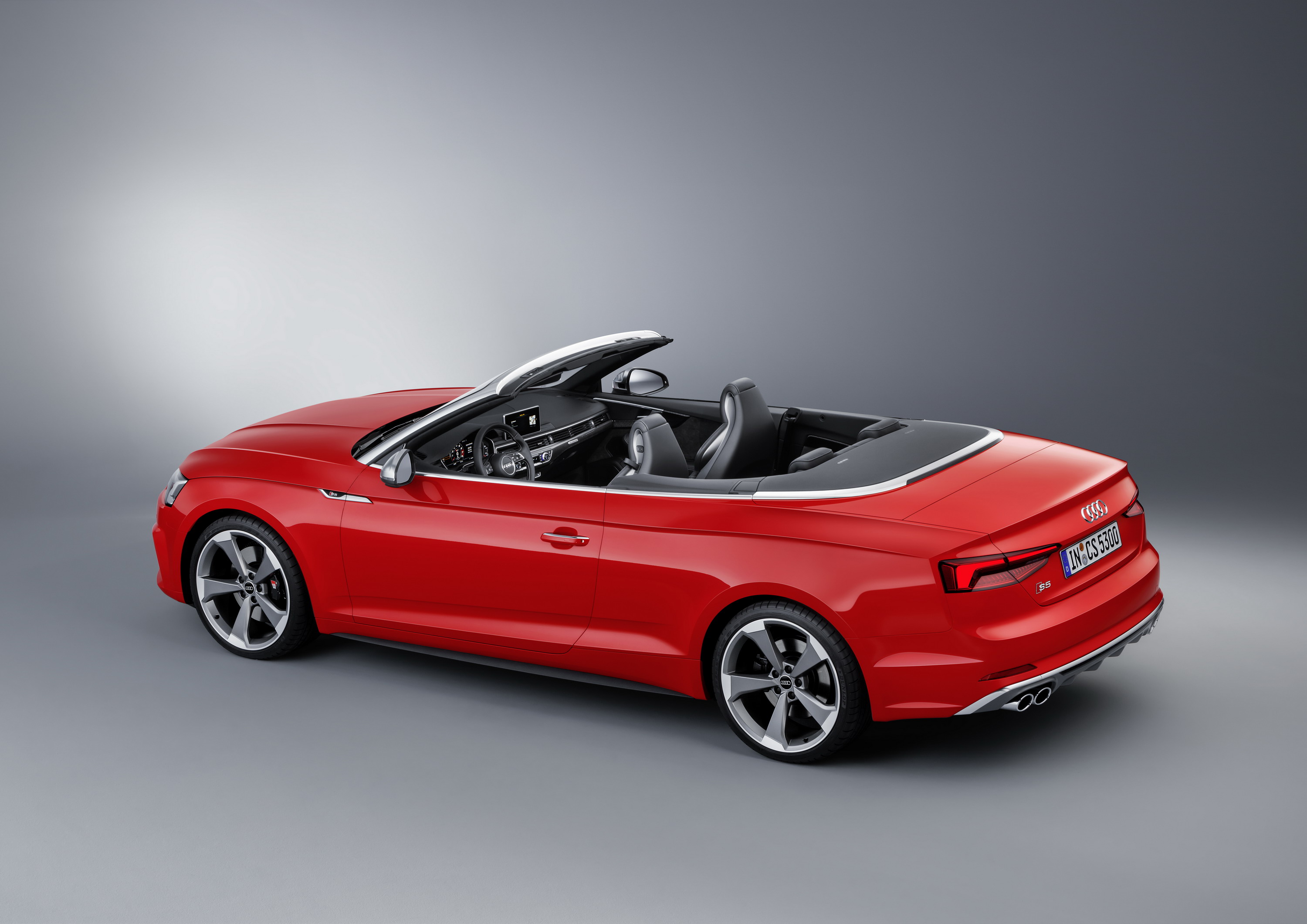 2018 Audi S5 Cabriolet (Color: Misano Red) Rear Three-Quarter Wallpapers #21 of 37