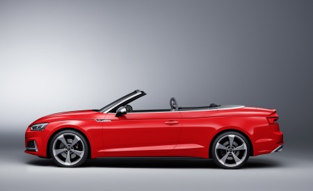 2018 Audi S5 Cabriolet (Color: Misano Red) Side Wallpapers 450x275 (22)