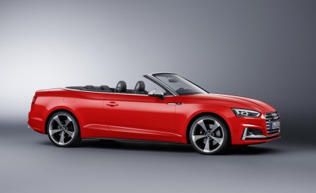 2018 Audi S5 Cabriolet (Color: Misano Red) Side Wallpapers 450x275 (19)