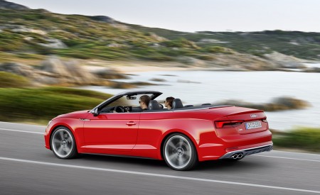 2018 Audi S5 Cabriolet (Color: Misano Red) Side Wallpapers 450x275 (10)