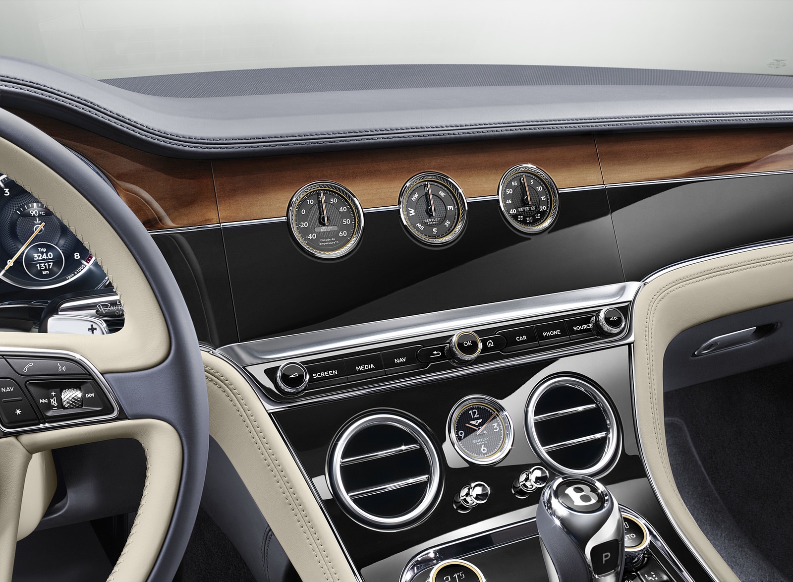 2018 Bentley Continental GT Central Console Wallpapers #51 of 158