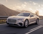 2018 Bentley Continental GT (Color: Extreme Silver) Front Three-Quarter Wallpapers 150x120