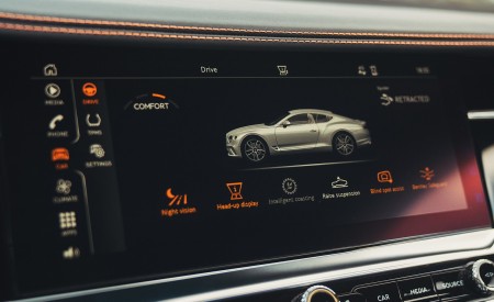 2018 Bentley Continental GT (Color: Orange Flame) Central Console Wallpapers 450x275 (32)
